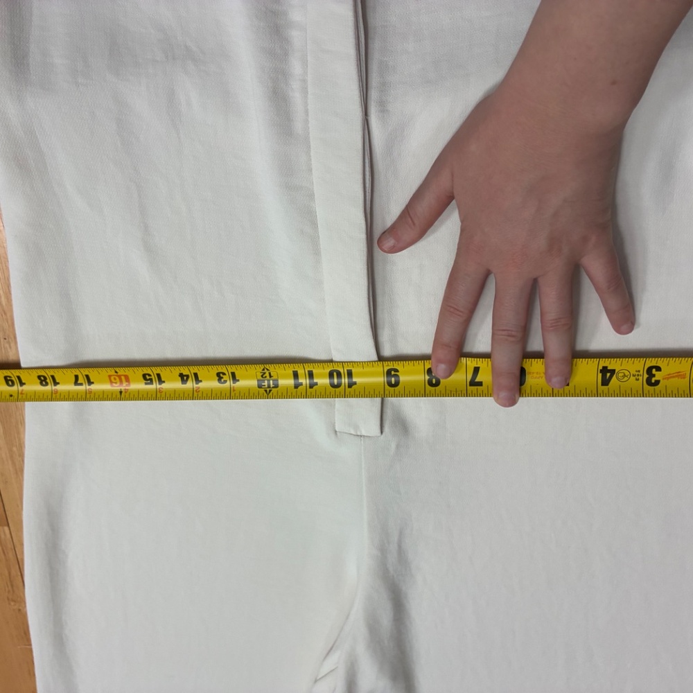 Zara Cream Jumpsuit with Brown Belt - Picture 8 of 9